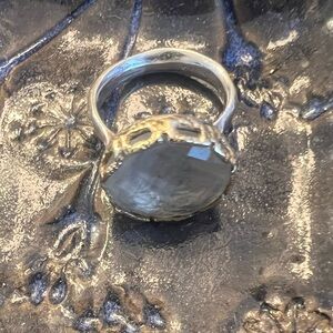 Smoky Quartz Silver Ring